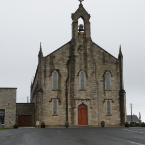 This is the Catholic Church in Ballyhaise. When us kids went up for the summers, I can remember going to mass there - in those days, all the women sat on one side, and the men on the other. The women had to have their head covered. This is where I can remember being at the funeral of Grandpa Patrick in 1952. The church is just a few yards down from the old Schoolhouse where the O'Rourkes lived back in the 50's. 