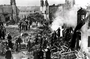 The scene the next day on the North Strand. That   site was still derelict when I was growing up. 