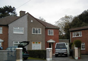 No. 62 Hollybrook Grove, taken later on about 2004.  coincidentally, my cell phone number ends in 6162, the numbers of the two semi-detached houses.