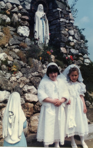 Anna & Jill on Communion day